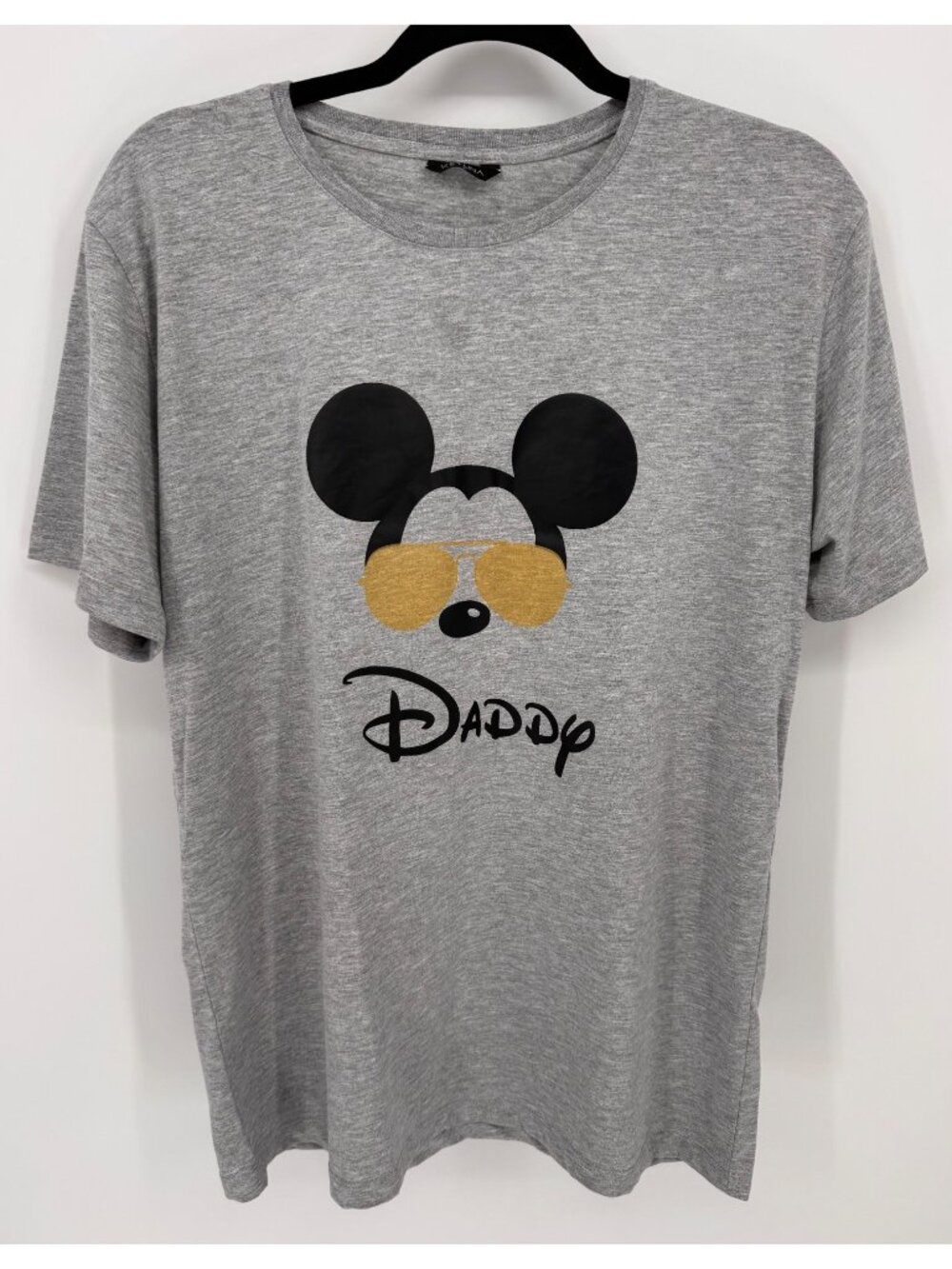 Ketuna Mens Daddy Graphic Short Sleeve T-Shirt With Mickey Mouse Design Size L